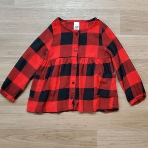 Carter's Red and Black Casual Dress